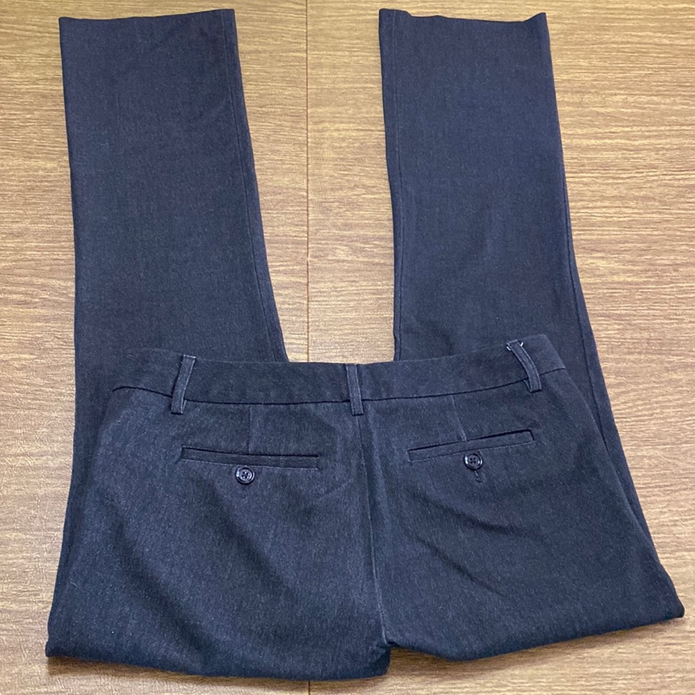Gray / Black Express Design Studios Size 6 Regular Dress Career Pants